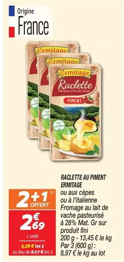 Ermitage - Raclette Au Piment