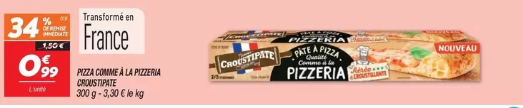 Croustipate - Pizza Cuassée À La Pizzara