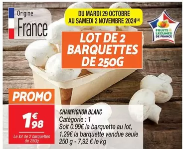 Promo - Champignon Blanc