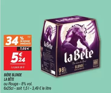 La Bête - Bière Blonde