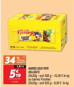 Kellogg's - Barres Coco Pops