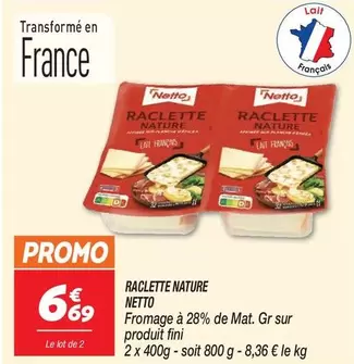 Promo - Raclette Nature