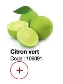 Citron Vert offre sur Promocash