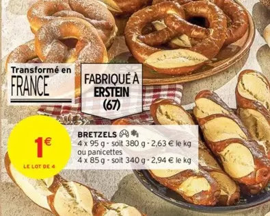 Erstein - Bretzels offre à 1€ sur Intermarché