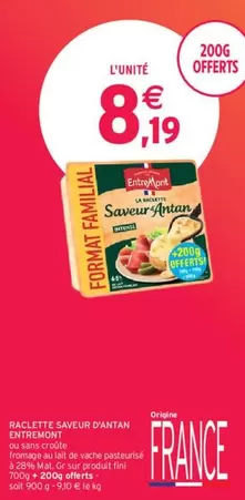 Entremont - Raclette Saveur D'antan