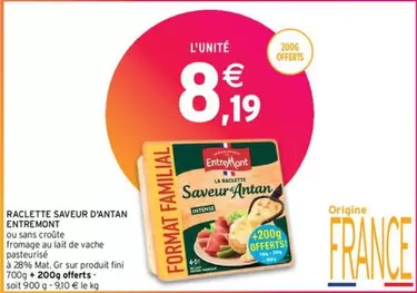 Entremont - Raclette Saveur D'antan