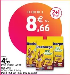 Nestlé - Poche Recharge Nesquik