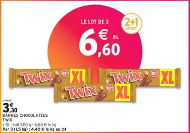 Twix - Barres Chocolatées