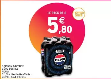 Pepsi - Boisson Gazeuse Zero Sucres