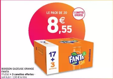 Fanta - Boisson Gazeuse Orange