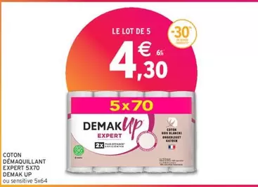 Demak Up - Coton Démaquillant Expert 5x70