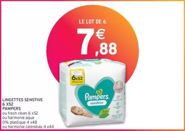 Pampers - Lingettes Sensitive