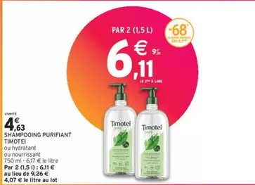 Timotei - Shampooing Purifiant