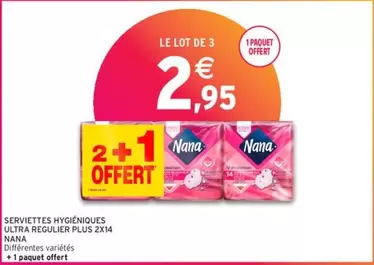 Nana - Serviettes Hygiéniques Ultra Regular Plus