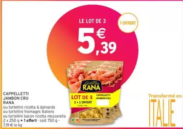 Rana - Cappelletti Jambon Cru