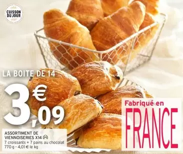 Assortiment De Viennoiseries X14