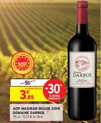 Domaine Darros - Aop Madiran Rouge 2019