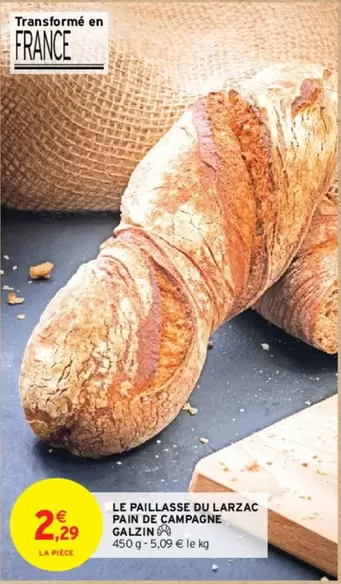 Galizing - Le Paillasse Du Larzac Pain De Campagne