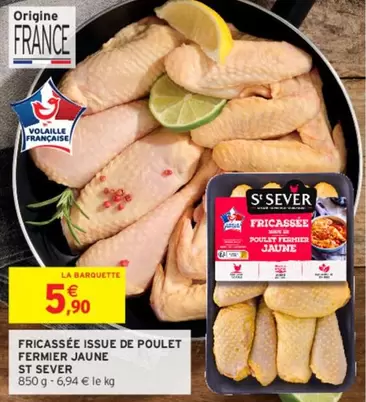 St Sever - Fricassee Issue De Poulet Fermier Jaune