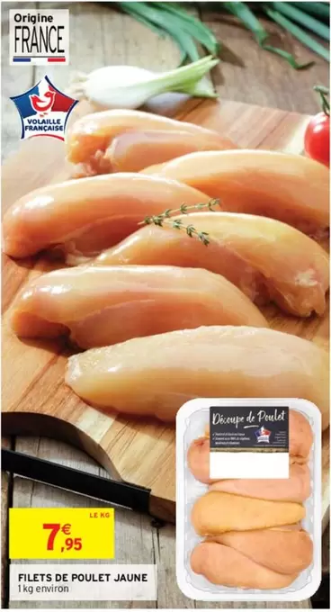 Filets De Poulet Jaune