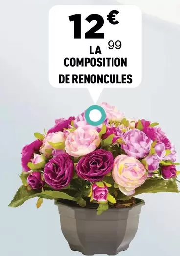 composition de renoncules