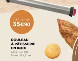 Rouleau A Patisserie En Inox offre à 35,9€ sur Guy Demarle