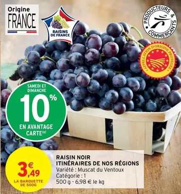 Itineraires de nos Regions - Raisin Noir