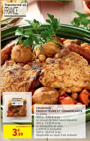 Couscous Producteurs Et Commerçants