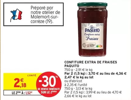 Paquito - Confiture Extra De Fraises