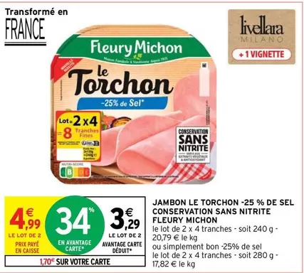 Fleury Michon - Jambon Le Torchon