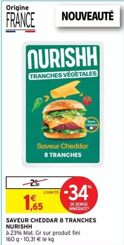 Fini - Saveur Cheddar 8 Tranches