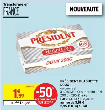 Fini - Président Plaquette Doux