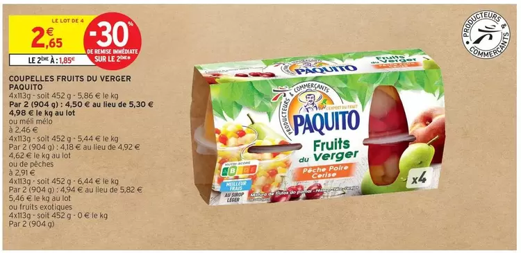 Paquito - Gourelles Fruits Du Verger Poulet