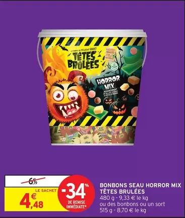 Mix - Bonbons Seau Horror