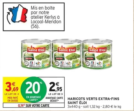 Saint Eloi - Haricots Verts Extra-fins