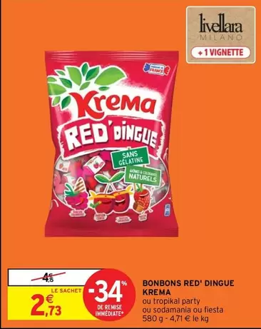 krema - bonbons red'dingue