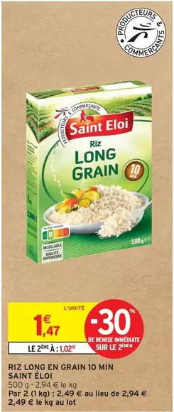 Saint Eloi - Riz Long En Grain 10 Mini