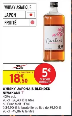 Niwakami - Whisky Japonais Blended