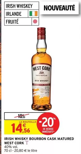 West Cork - Irish Whisky Bourbon Cask Matured