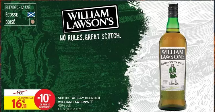 William Lawson's Scotch Whisky - Promo Relended Millau Mansons