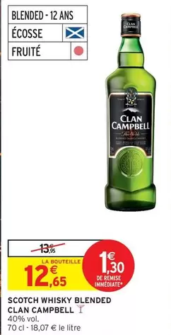 Clan campbell - Scotch Whisky Blended