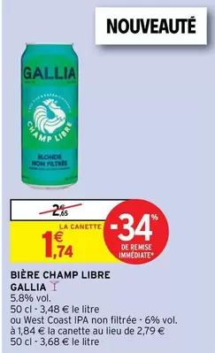 Gallia - Bière Champ