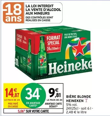 Heineken - Bière Blonde