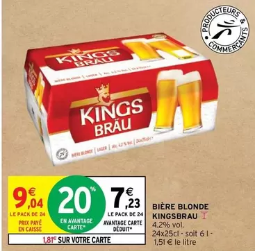 Kingsbrau - Bière Blonde