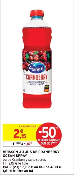 Ocean Spray - Boisson Au Jus De Cranberry