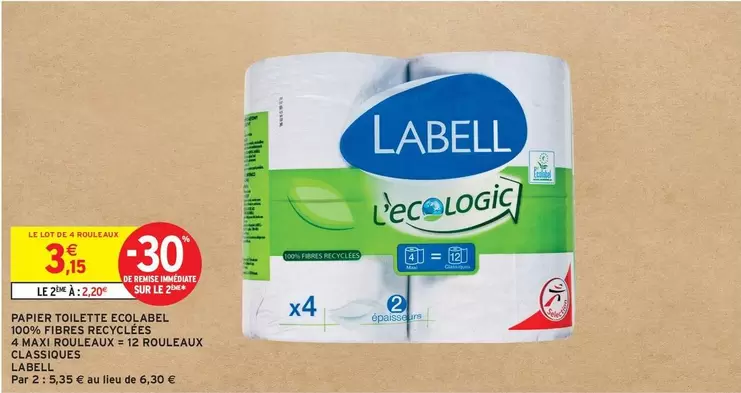 labell - papier toilette "coolball"