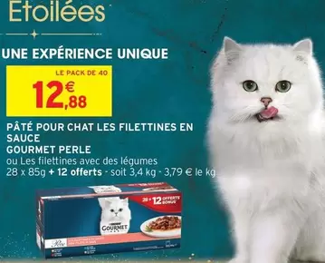 Gourmet Perle - Pâté Pour Chat Les Filettines En Sauce : Délice en Sauce pour Chats Gourmets