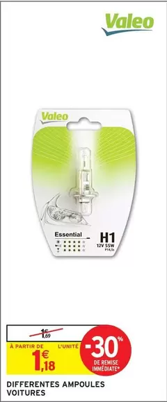 Valeo - Differentes Ampoules Voitures