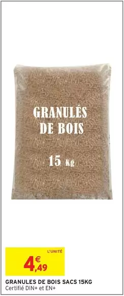 Granules De Bois Sacs