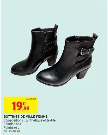 Bottines De Ville Femme